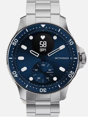 Withings ScanWatch Horizon 43mm Blue -Smartwatch (HWA09-model 7-all-int)